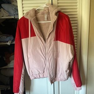 Alo Yoga duality reversible Sherpa jacket